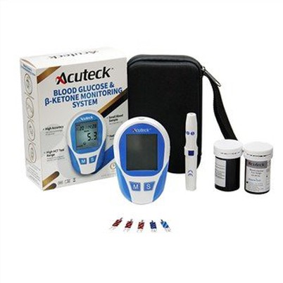 Sistema de monitoreo de glucosa en sangre y cetonas Β